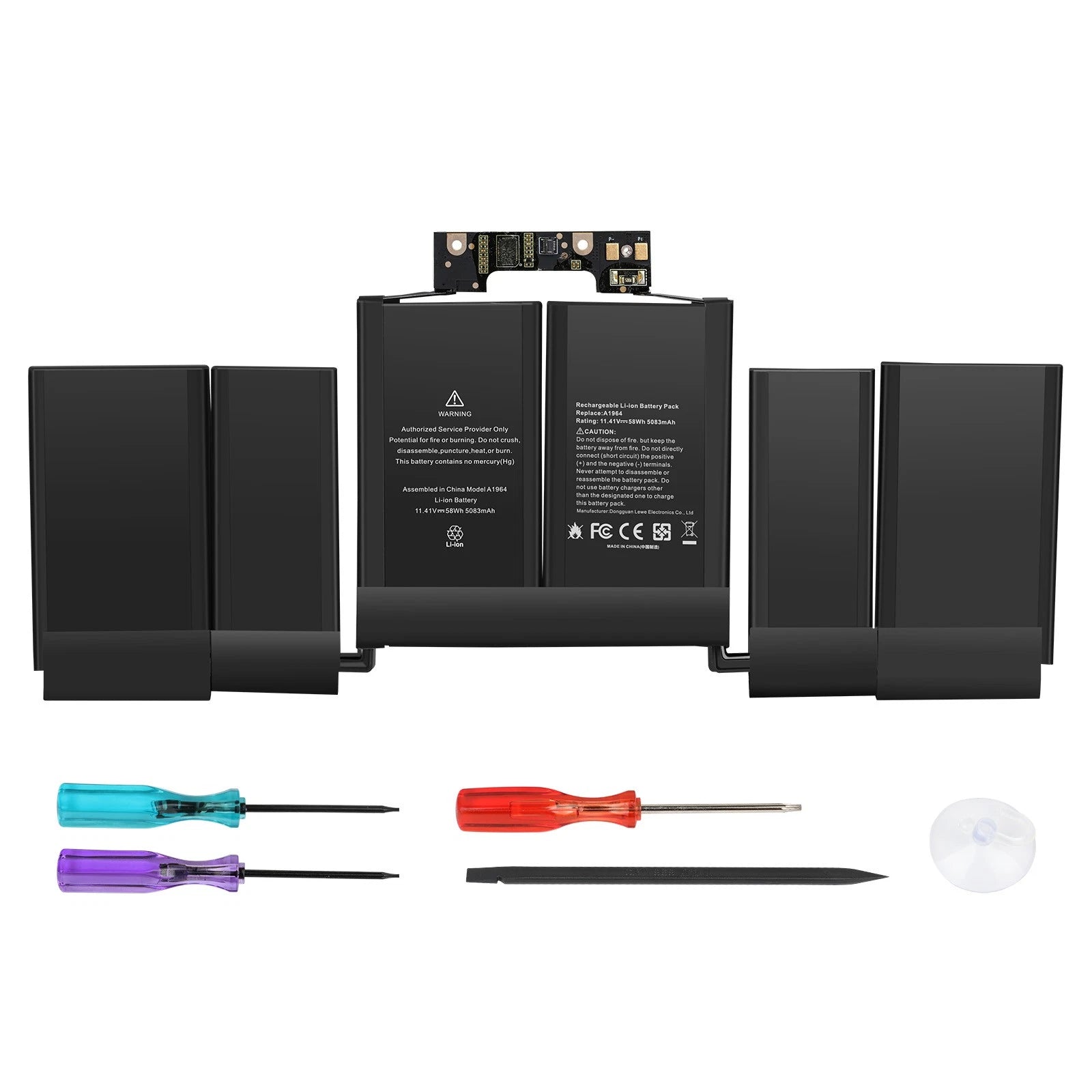 A1964 Battery for MacBook Pro 13" A1989 Mid 2018 2019/A2251 2020 EMC 3214 5086mA