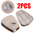 2Pcs (1pair) Cartridge Filter 6001CN For 6800 6200 7502 Painting Gas Respirator