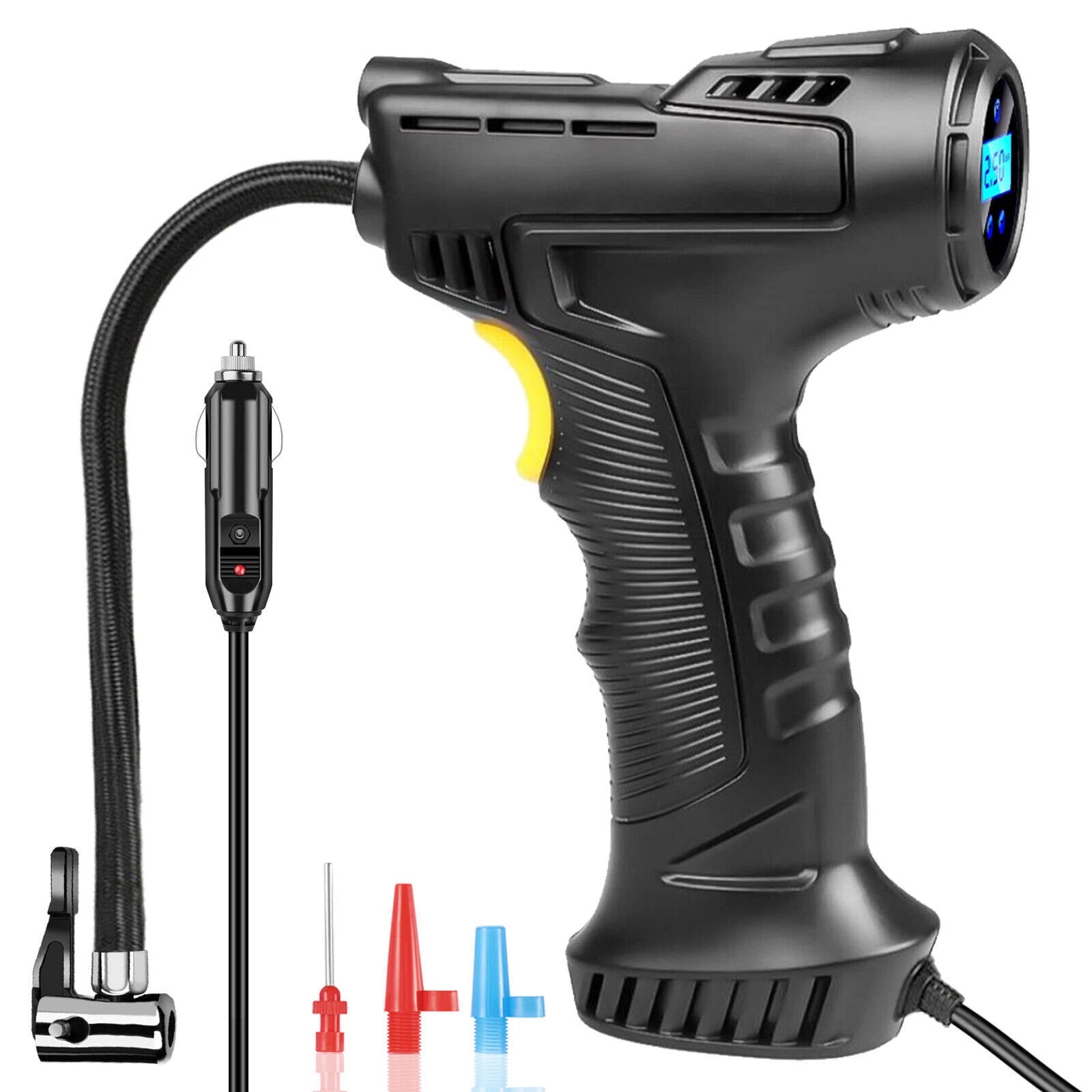 Electrical Air Pump Portable Wireless Tire Inflatable Pump for Car Bicycle Ball