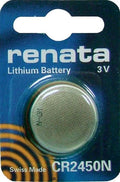CR2450N RENATA WATCH BATTERIES 2450 (1 piece) New packaging Authorized Seller