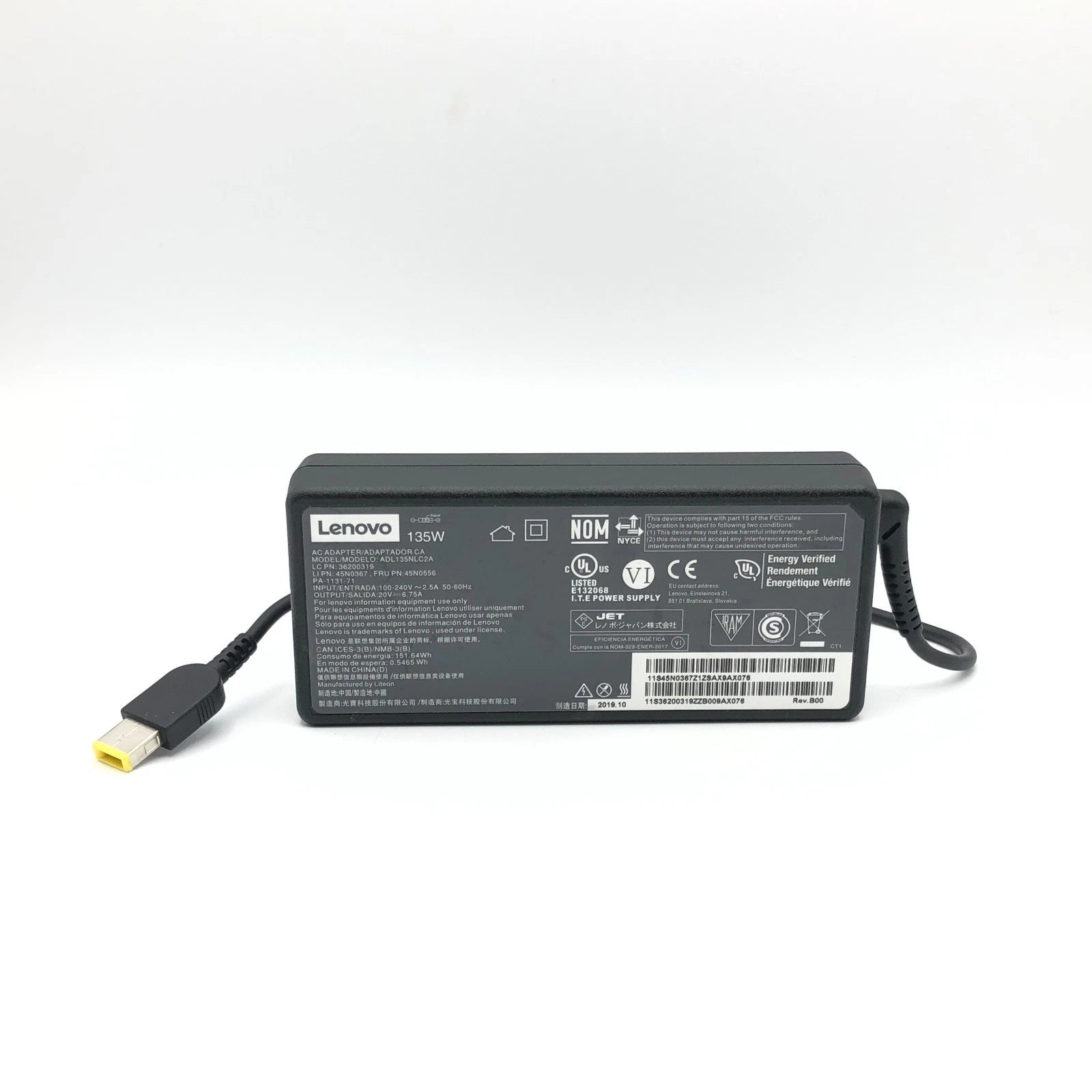Open Box OEM Lenovo AC Adapter 135W Charger ADL135NDC2A 45N0485 45N0363 36200315