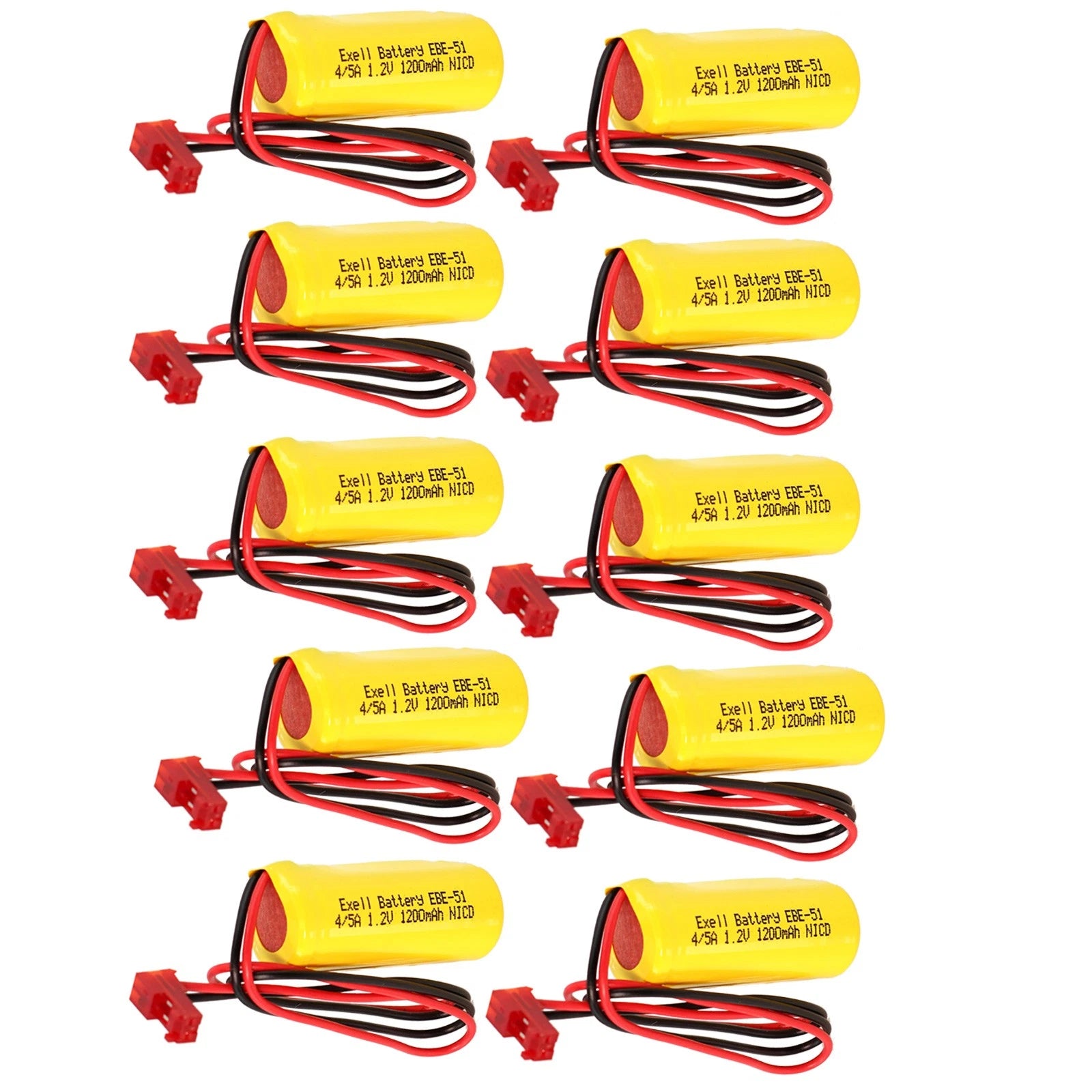 10pc Emergency Lighting Battery Lithonia LQMSW3R12277ELW ELB1210N