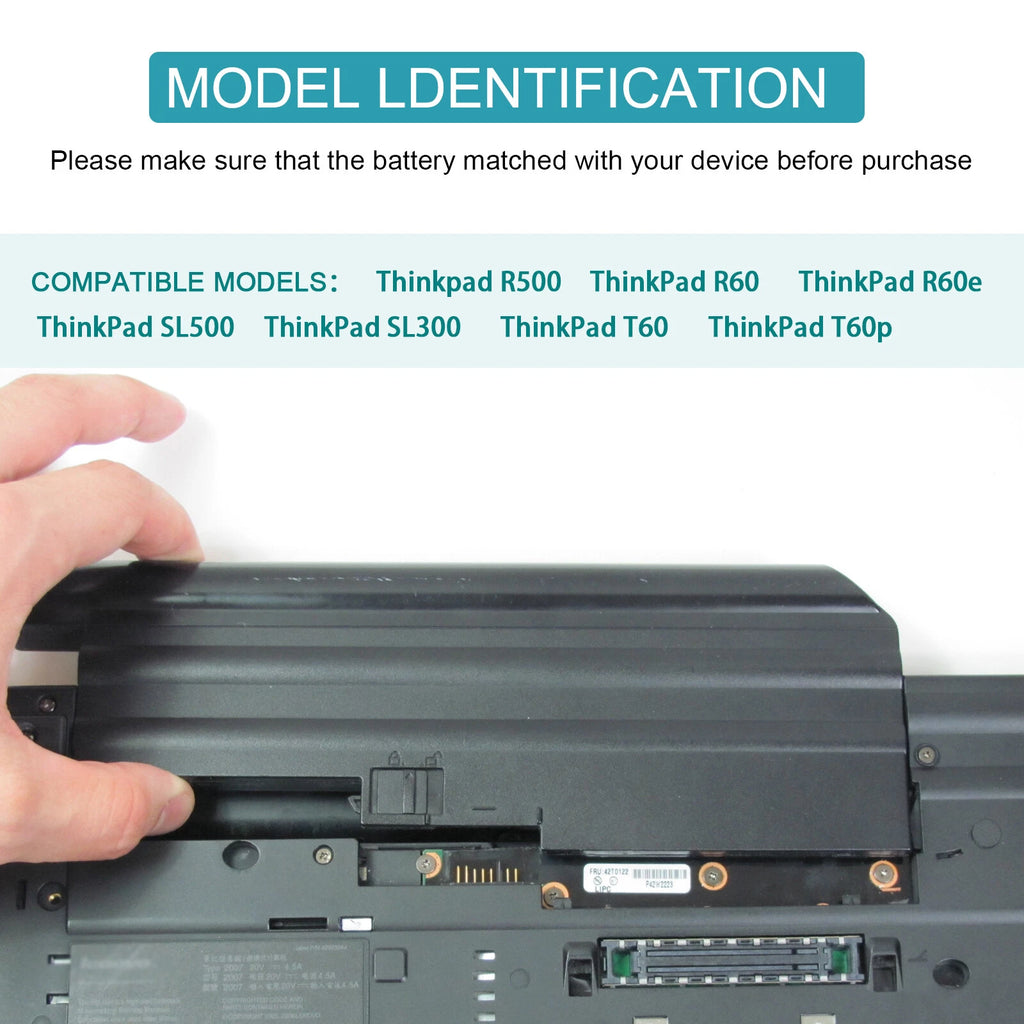 T60 Battery for IBM Lenovo Thinkpad T60p T61 R60 R61 R61e R61i SL300 R500 Laptop