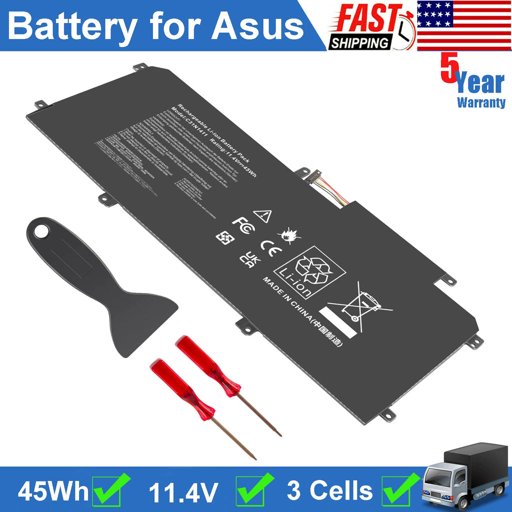 C31N1411 Battery for ASUS Zenbook UX305 UX305F UX305FA UX305C UX305CA Laptop