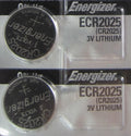 2 Pk CR2025 2025 Energizer 3V Batteries