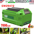 7.0Ah Battery For Greenworks G-MAX 40V Lithium Battery 29472 29462 29252 20202