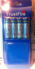 Brand New "4" TF 1.2V 2500mAh Rechargeable NiMH AA Battery, w/ Case