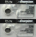 2 Energizer Silver Oxide SR731SW SR731W SR731 1.55V Battery