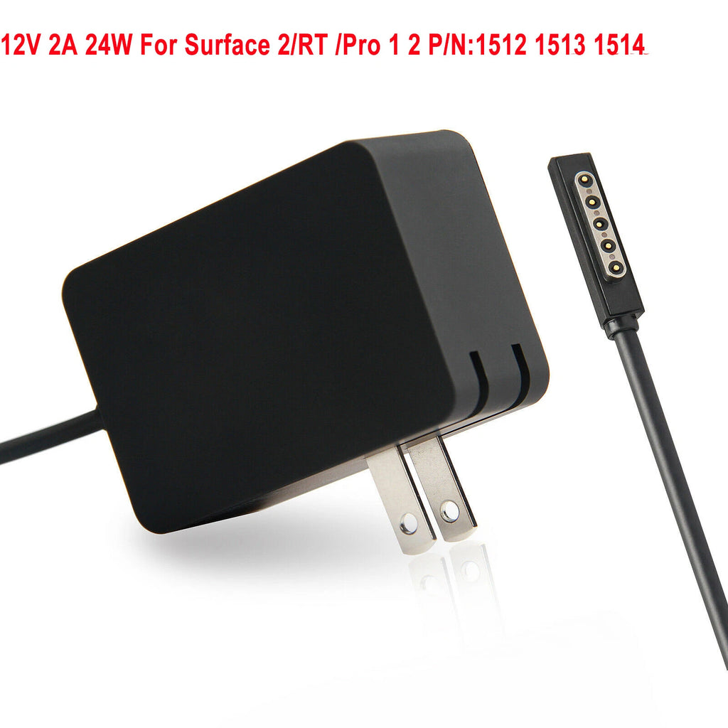 24W for Microsoft Surface Pro 1&2 1512 1516 RT Laptop Charger 12V 2A AC Adapter