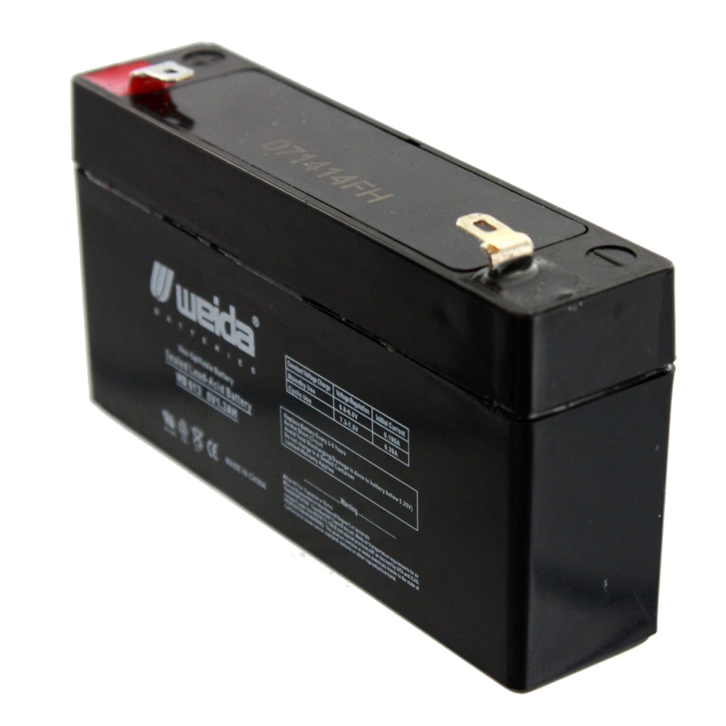 NEW 5pc 6V 1.3Ah SLA Battery WB613 For UB613, PS612, WKA6-1.3F