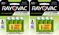 Rayovac AA Precharge 1350mAh NiMH 8 Batteries