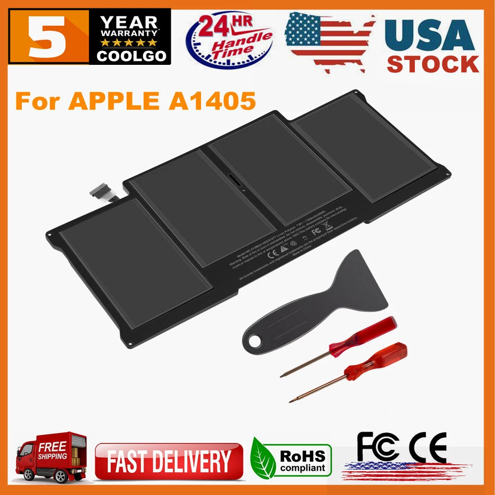 A1496 A1405 Battery/Charger For Apple MacBook Air 13 A1466 A1307 Early 2017 2015