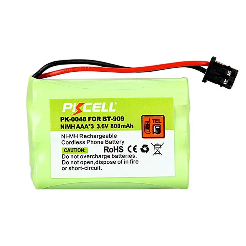 1 PK PKCELL PK-0048 Cordless Phone NiMH 800mAh Battery 3.6V