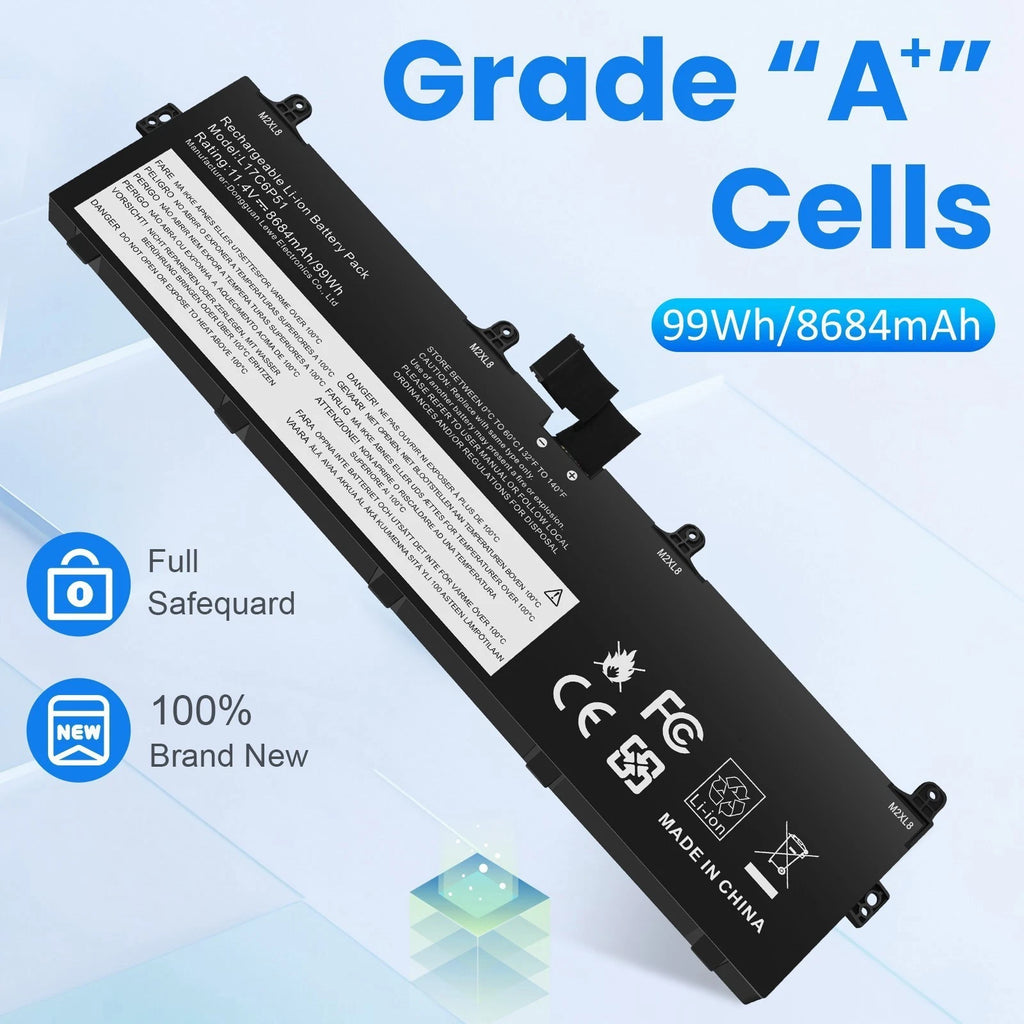 L17M6P52 L17C6P51 01AV497 01AV498 Laptop Battery for Lenovo ThinkPad P72 P73 NEW