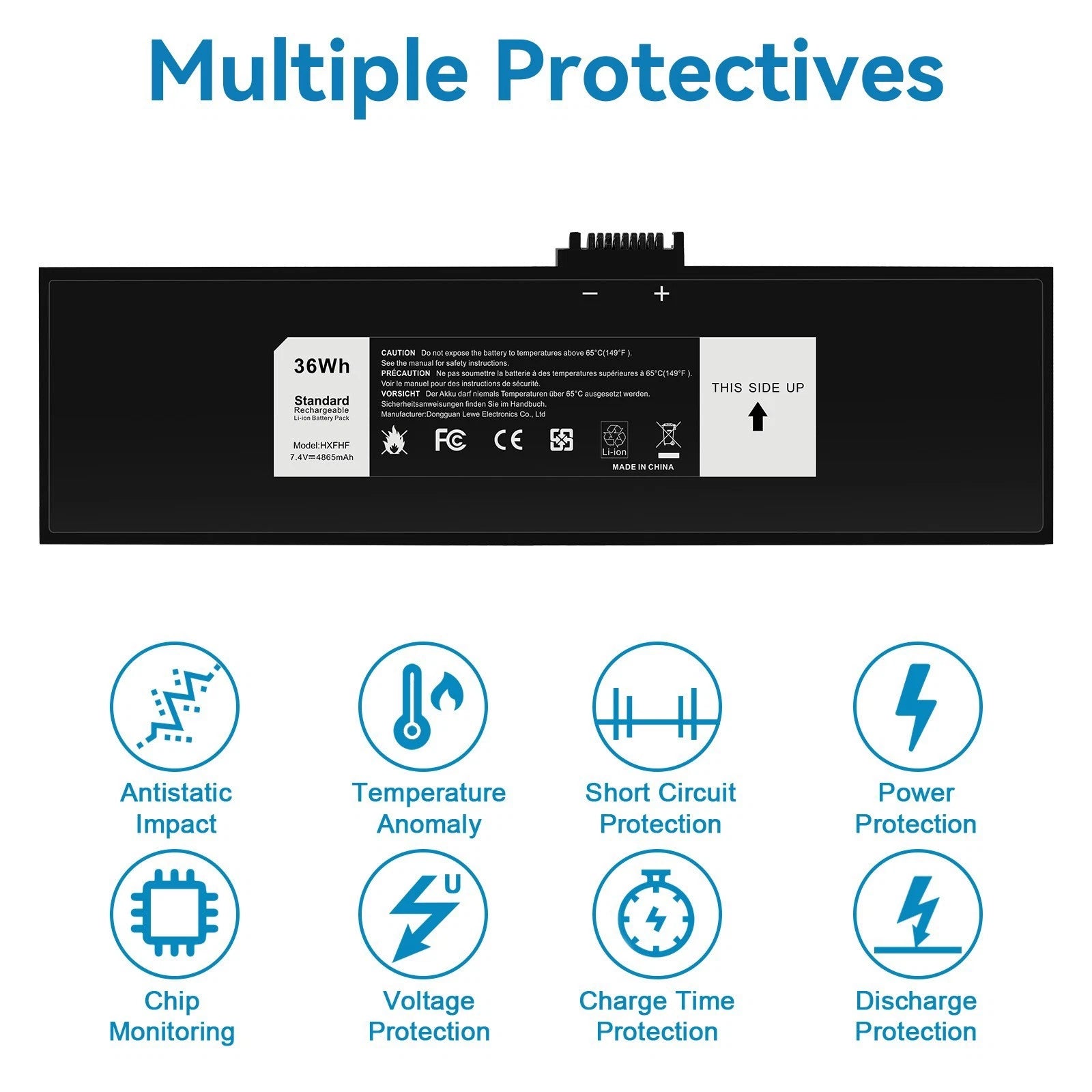 36Wh HXFHF Battery For DELL Venue 11 Pro 7130 7139 VT26R VJF0X XNY66 0VJF0X
