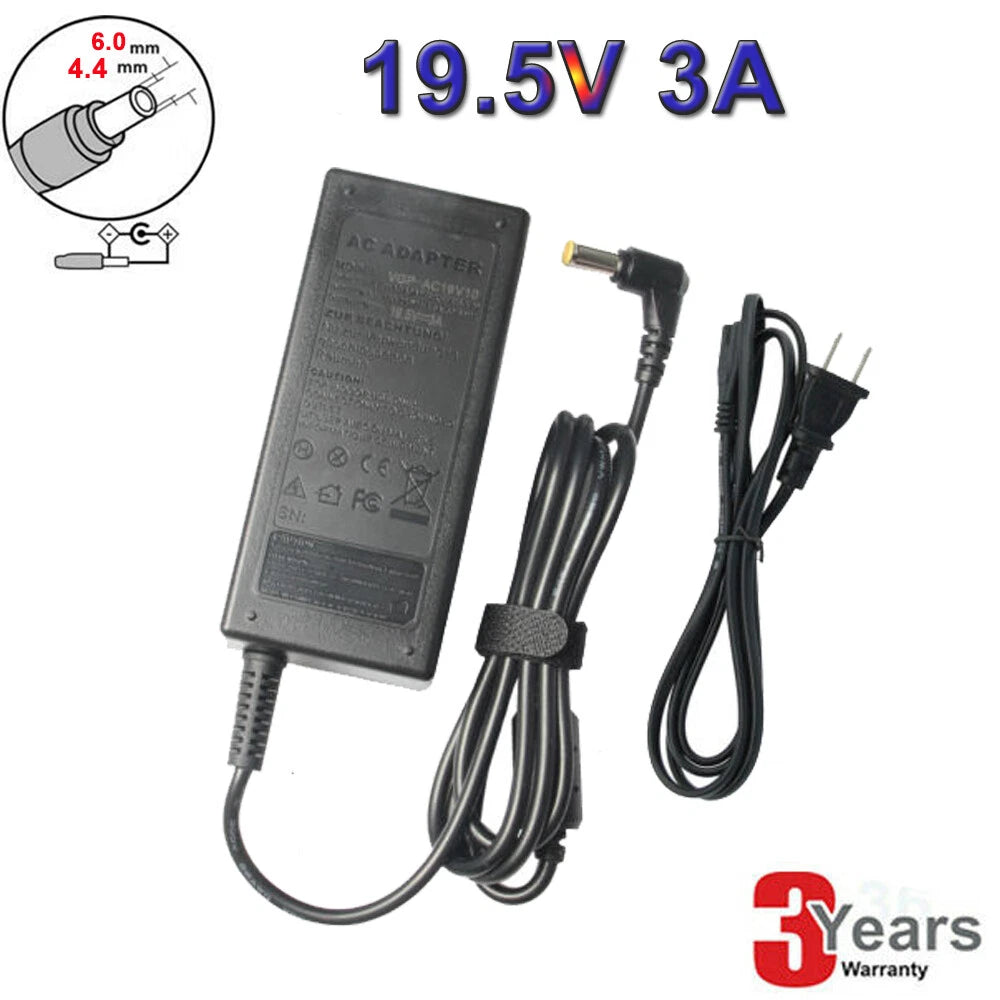 19V 3A AC Adapter Charger For LG LED LCD Monitor ADS-40FSG-19 Power Supply Cord
