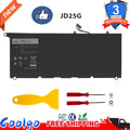 JD25G Battery For Dell XPS 13 (9343) (9350) 90V7W JHXPY 5K9CP 52WH 7.4V+ Tool