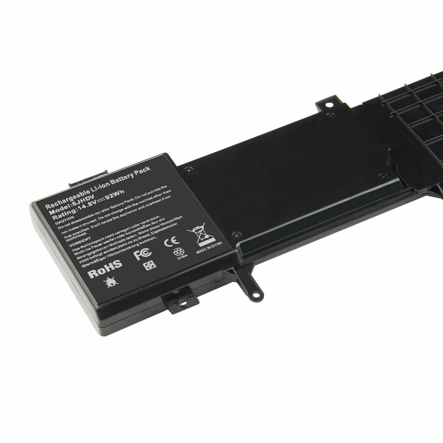 92Wh 6JHDV Laptop Battery For Dell Alienware 17 R2 R3 5046J P43F Notebook YKWXX