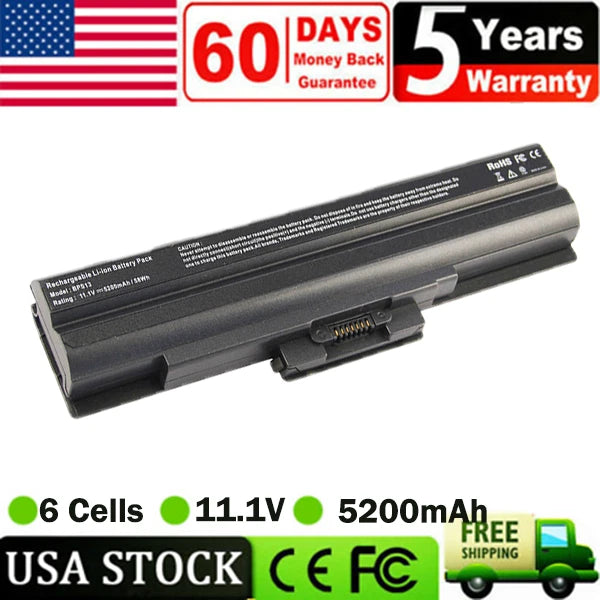 New VGP-BPS13S Battery for Sony VGP-BPS13/S VGP-BPS13A/S VGP-BPS13 VGP-BPS13B/S