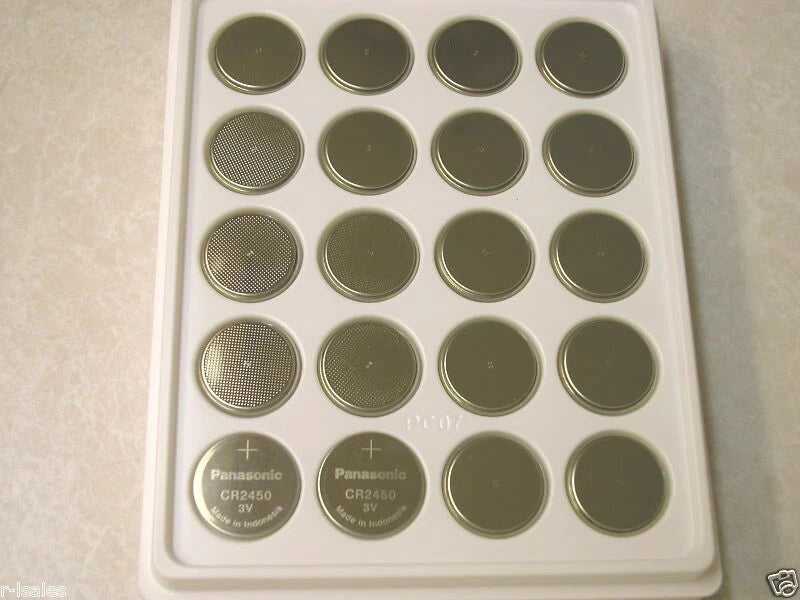 15 NEW PANASONIC CR2450 CR 2450 3v lithium battery EXPIRE 2031