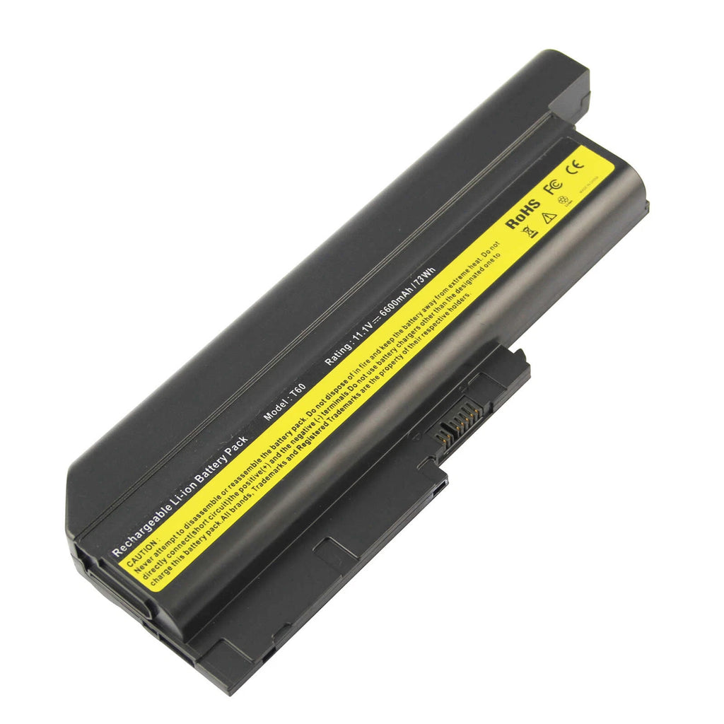 7800mAH Battery For LENOVO ThinkPad T500 W500 R60 R61 T60P T61 40Y6795 41N5666