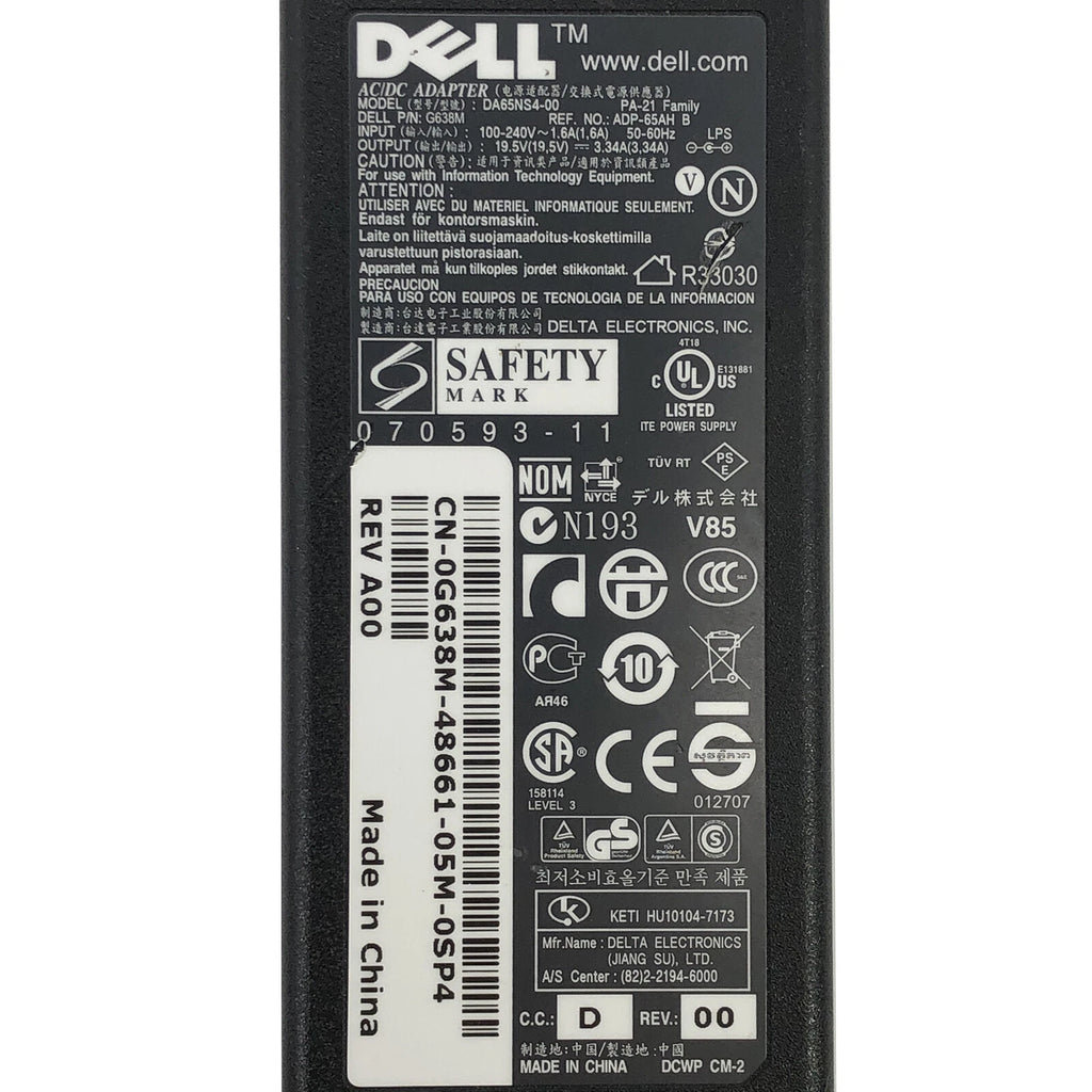 NEW Original 65W Dell DA65NS4-00 AC Adapter Charger ADP-65AH 19.5V