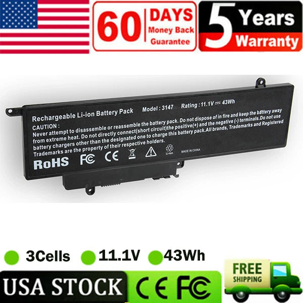 GK5KY Battery For Dell Inspiron 11 3147 3148 3152 13 7353 7352 7347 7348 7359