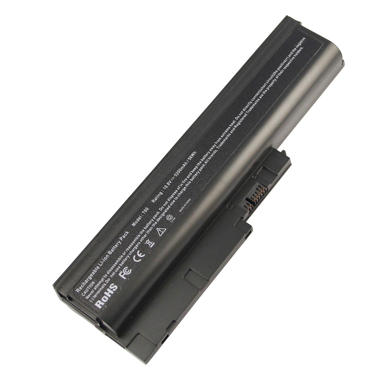 6 Cells Battery For IBM T60 Lenovo ThinkPad T500 R500 R60 T61 T61Q W500 SL300