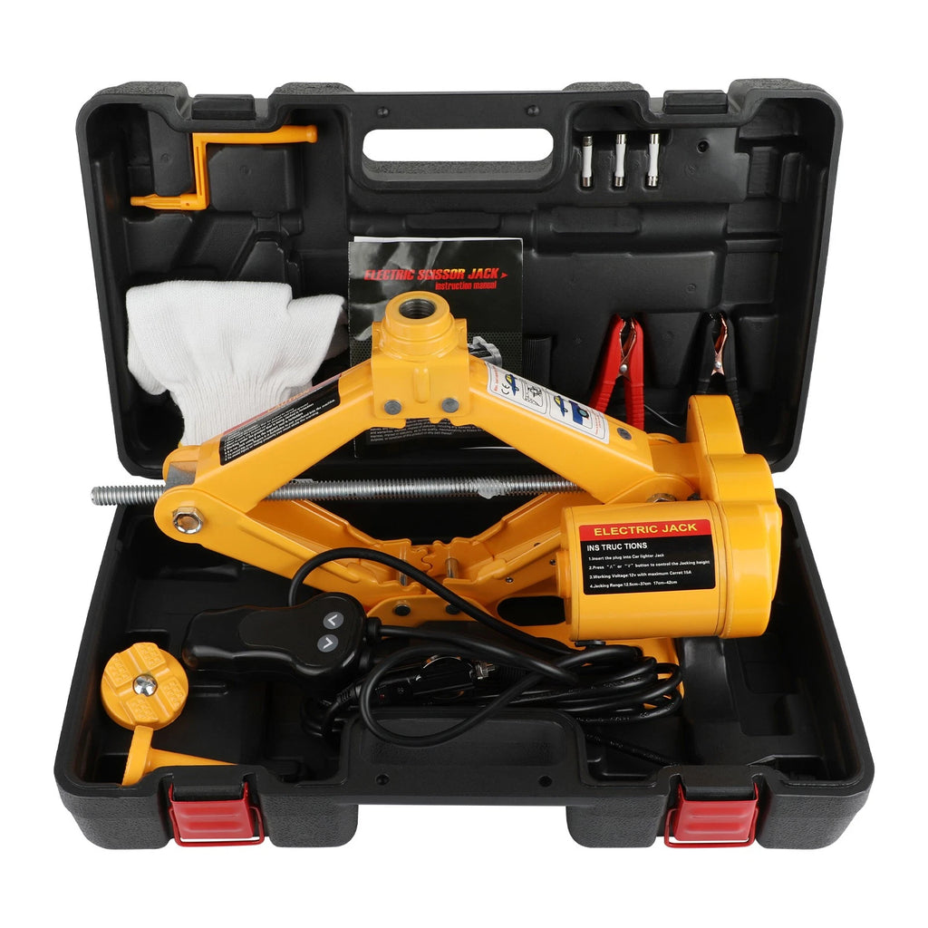 Electric Hydraulic Floor Jack Car Lift 3 Ton 5 Ton 12V DC Impact Wrench Inflator