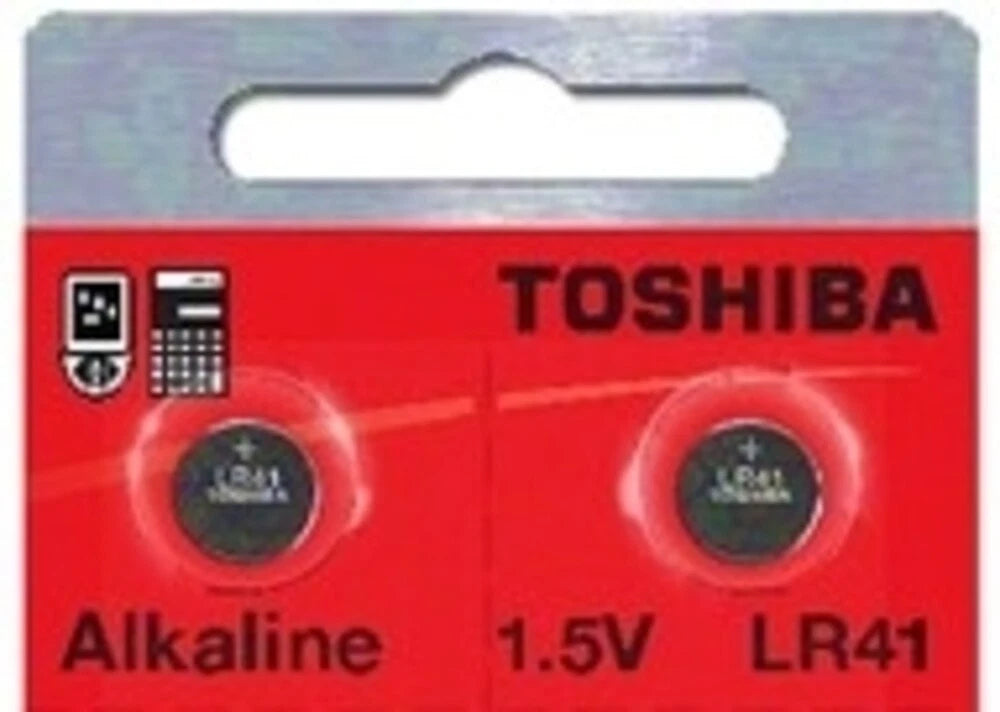 LR41 / AG3 Toshiba 1.5V Alkaline Pack Of 6 Button Cell Batteries Ships from USA