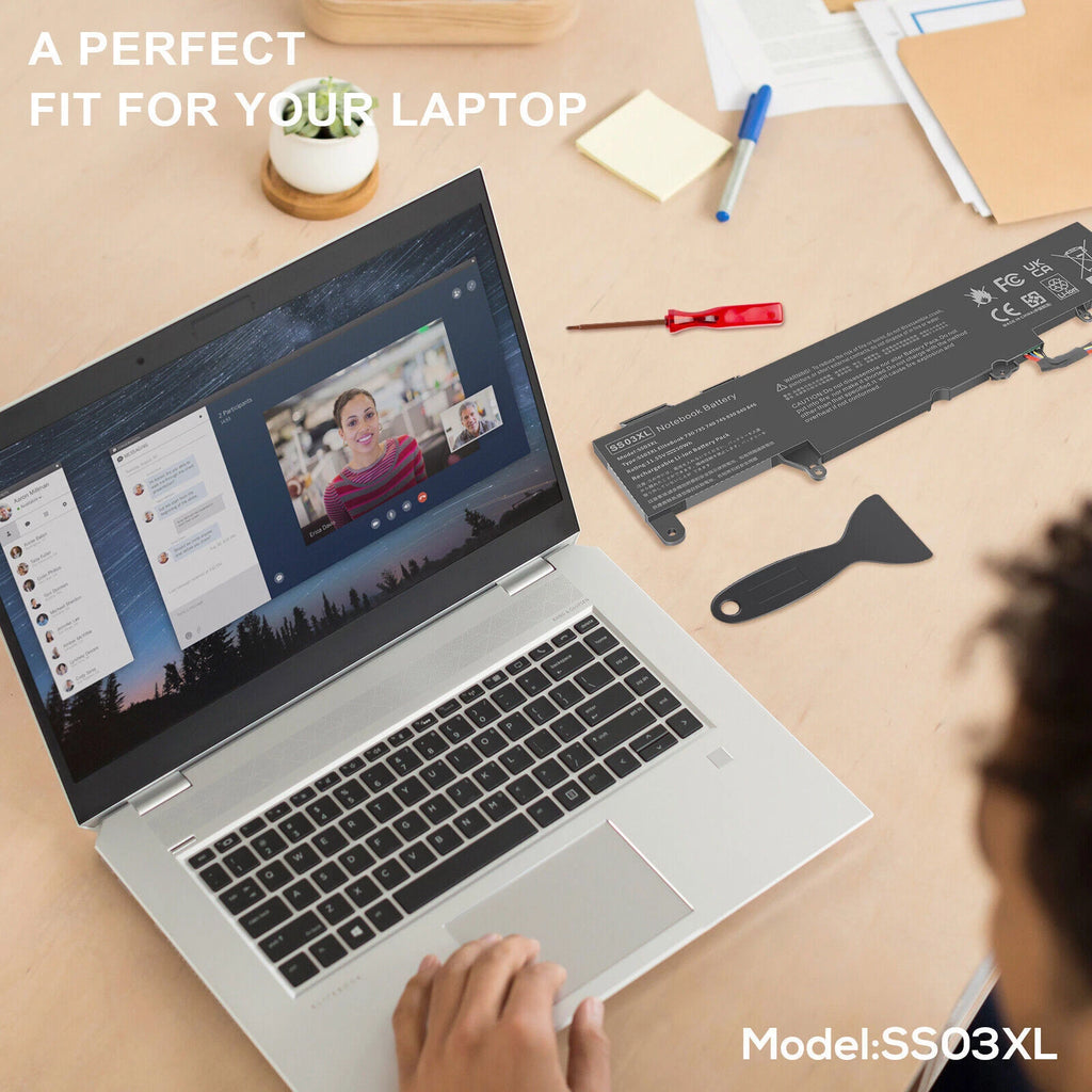 For HP SS03XL Battery EliteBook 730 735 745 830 836 840 846 G5 Series 933321-855