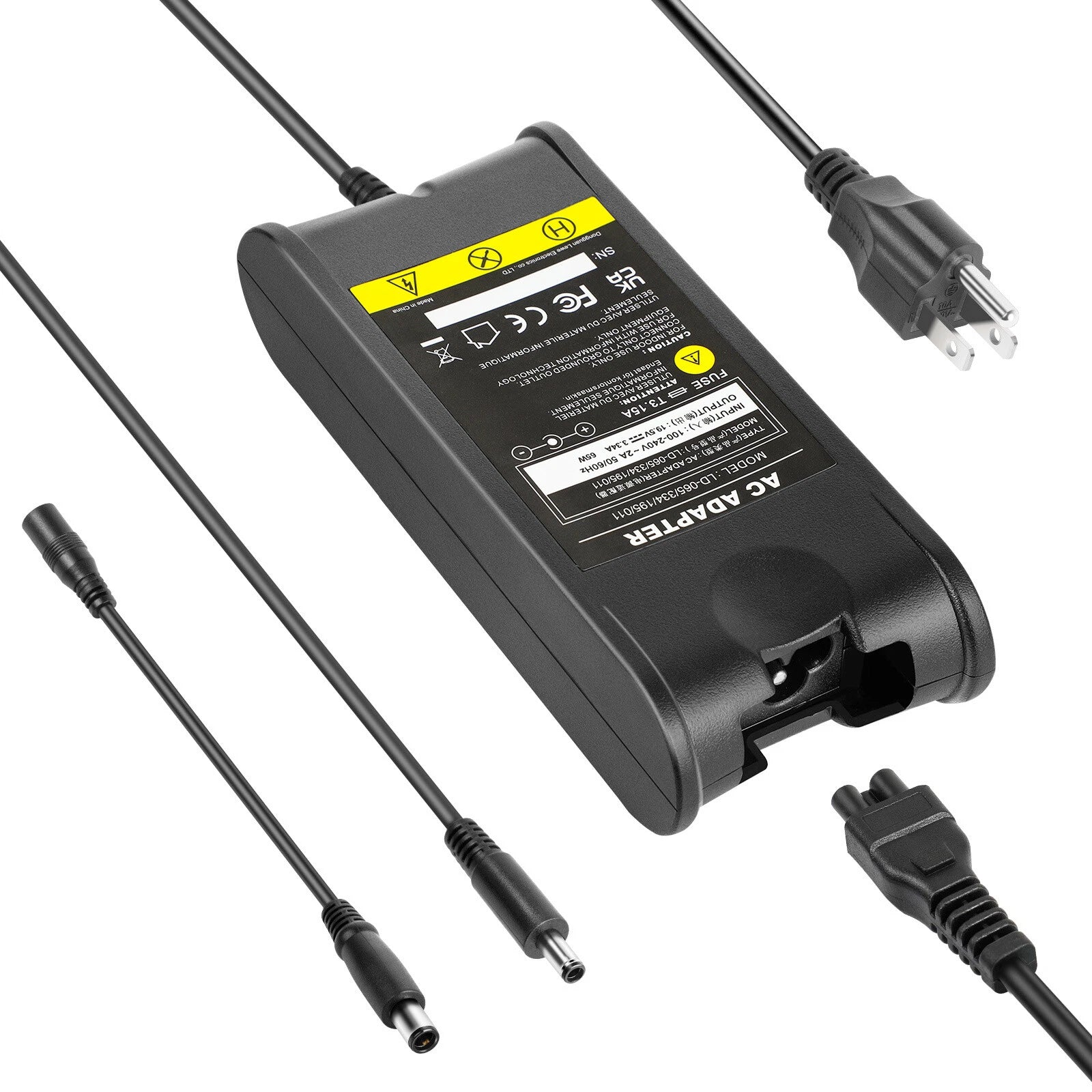 65W AC Adapter Charger for Dell Inspiron 3583 3593 7506 7573 Latitude 3520 3420