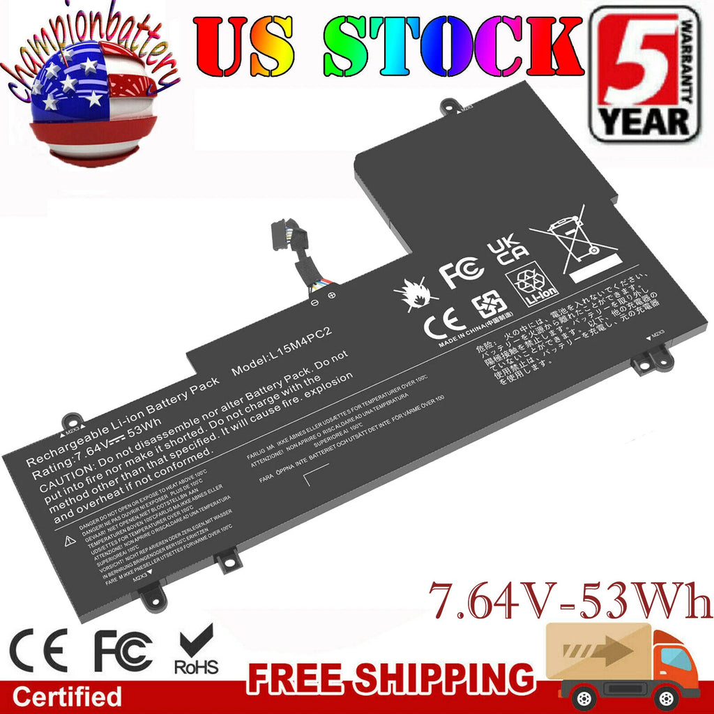 L15M4PC2 Battery For Lenovo Ideapad Yoga 710-14IKB 710-14ISK 710-15IKB 710-151KB