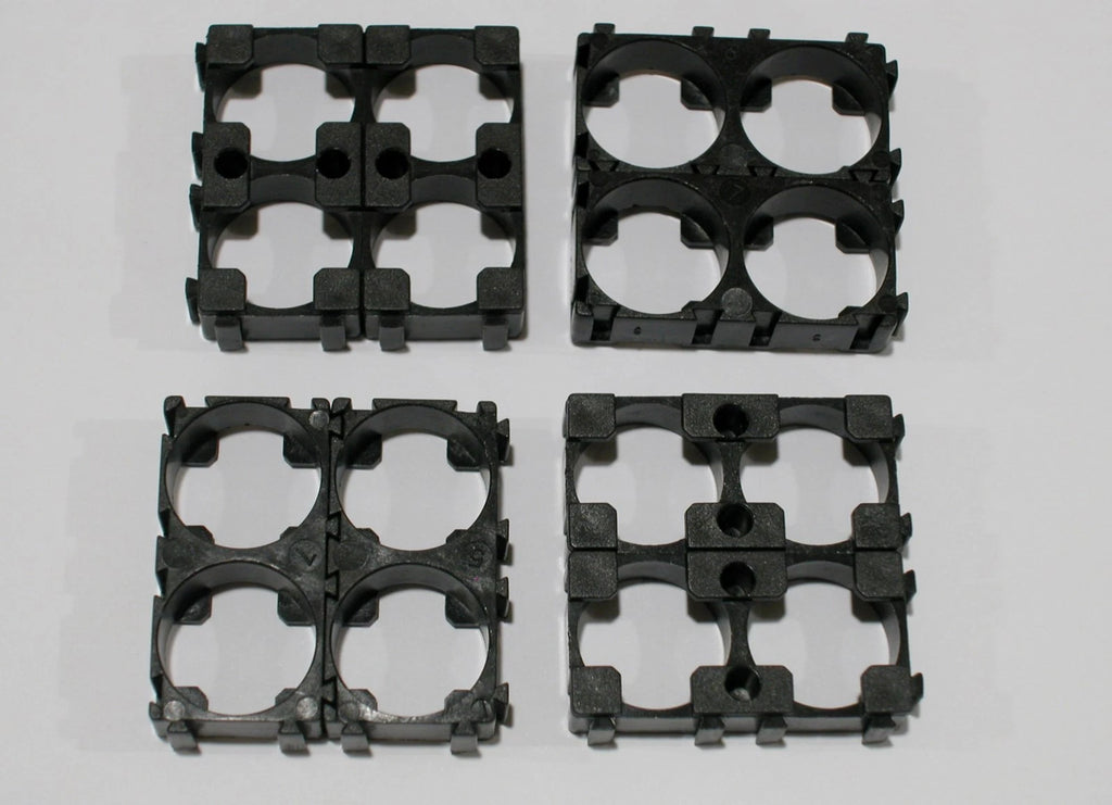 8 x 4 pc Battery Spacer 4x 18650 Radiating Shell EV Pack Plastic Heat Holder
