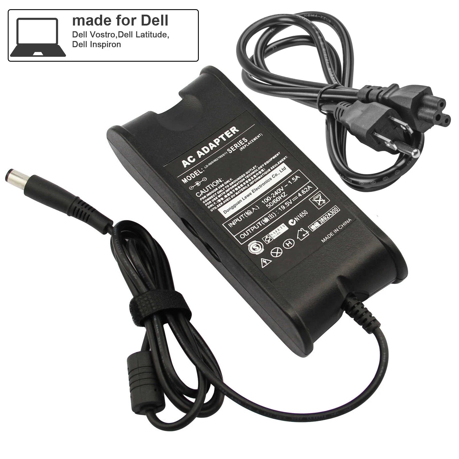 New For Dell Latitude E6230 E6220 E6430 E6420 Laptop 90W AC Adapter Power Supply
