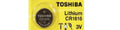 1 Toshiba CR1616 1616 Lithium Coin Cell Battery