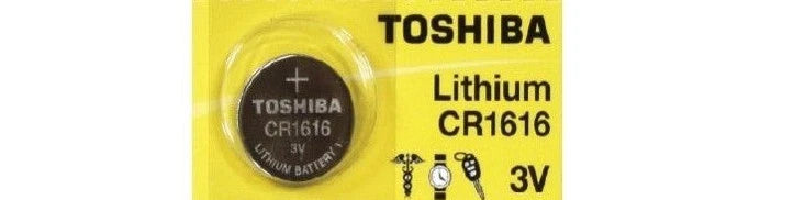 1 Toshiba CR1616 1616 Lithium Coin Cell Battery
