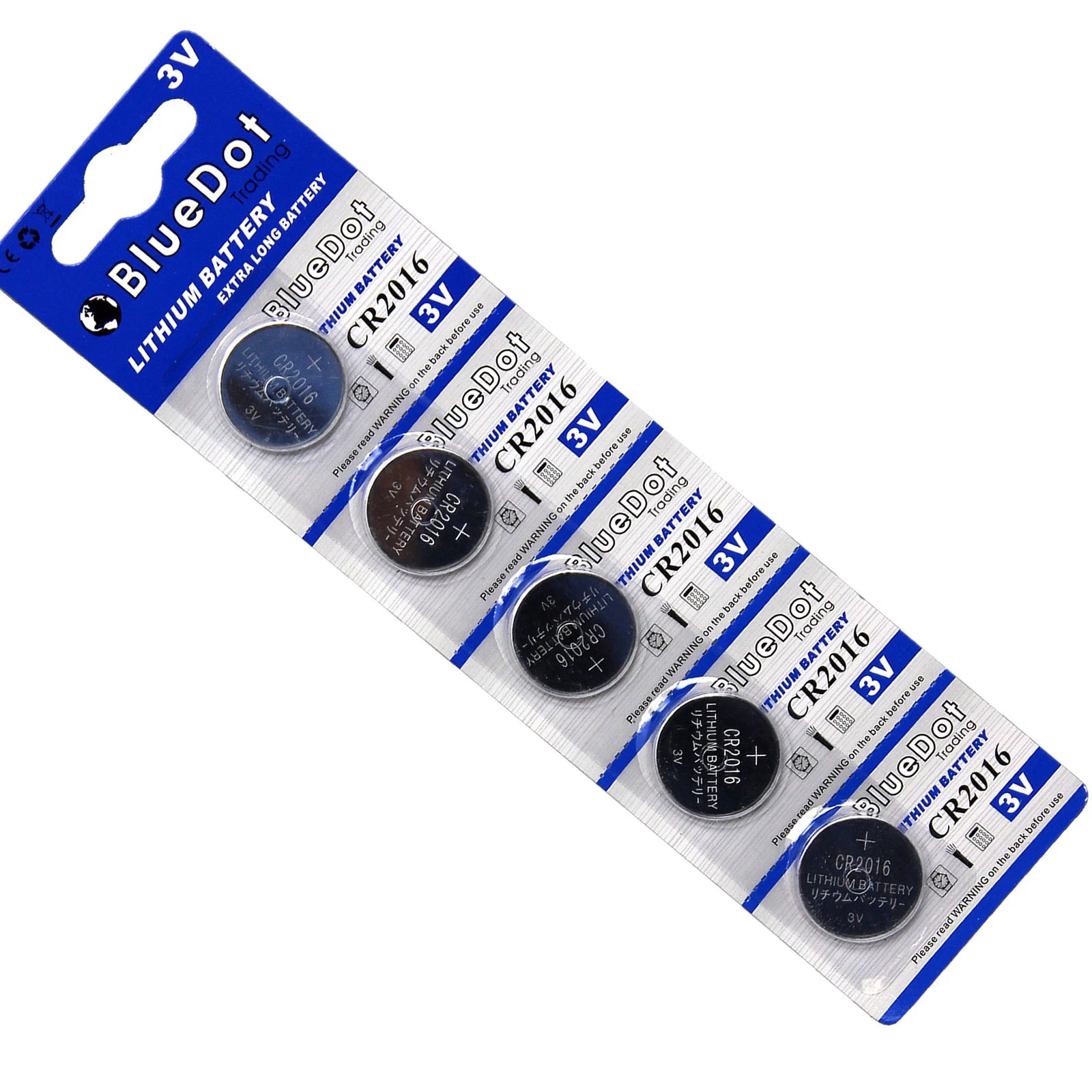 Qty 5 CR2016 DL2016 ECR2016 208-208 CR 2016 Lithium button cell circle battery