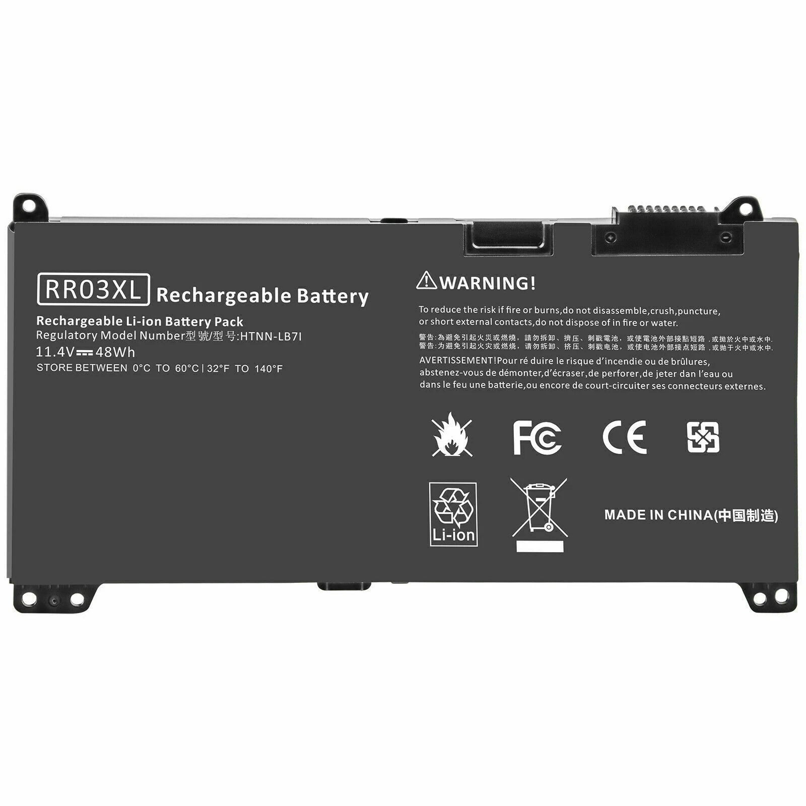 RR03XL Battery For HP ProBook 430 455 G4 440 450 470 G5 RR03048XL 851477-832/541