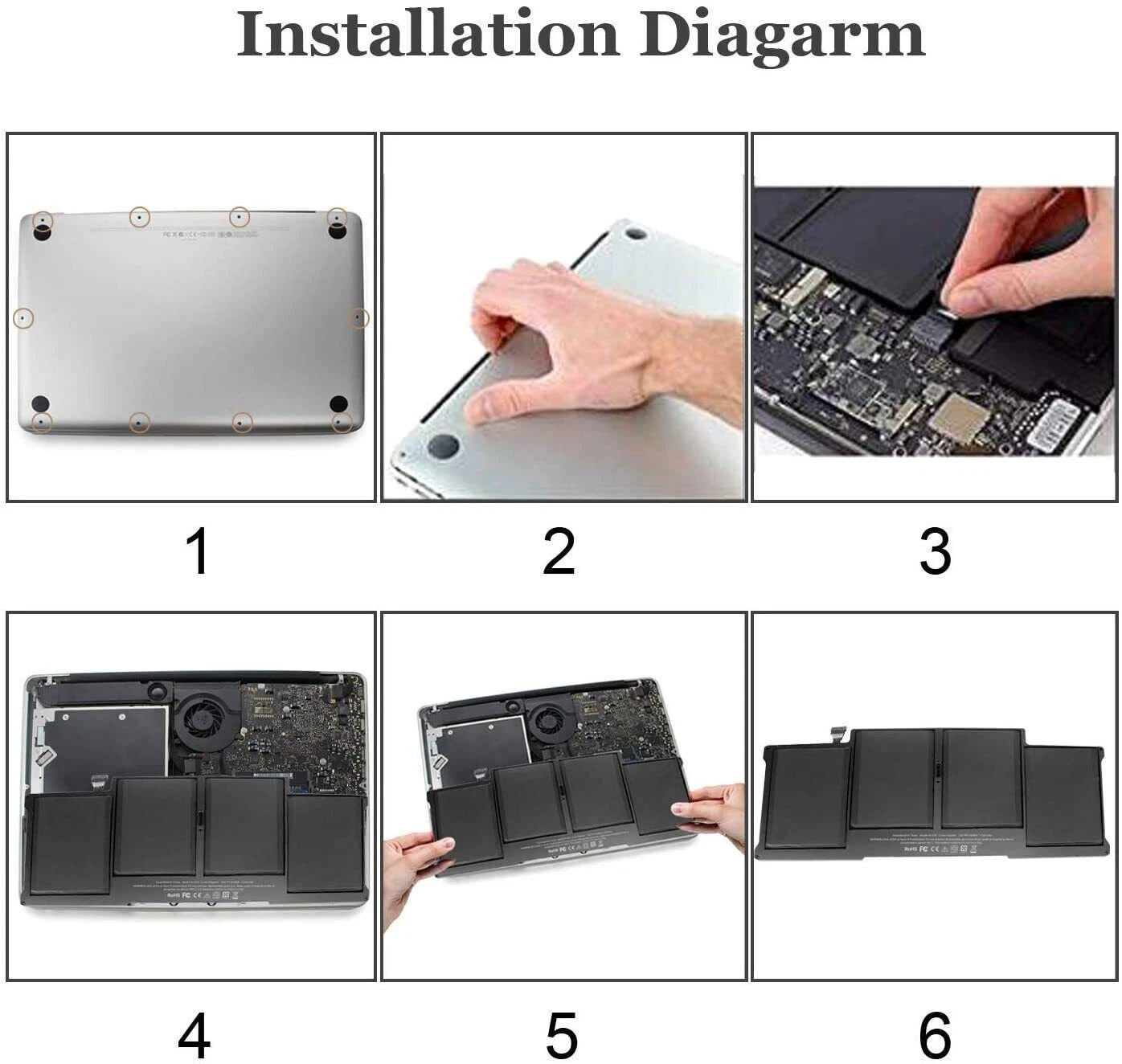 A1405 Battery For Macbook Air 13" A1496 A1466 Mid 2012-2013 Early 2014 2015