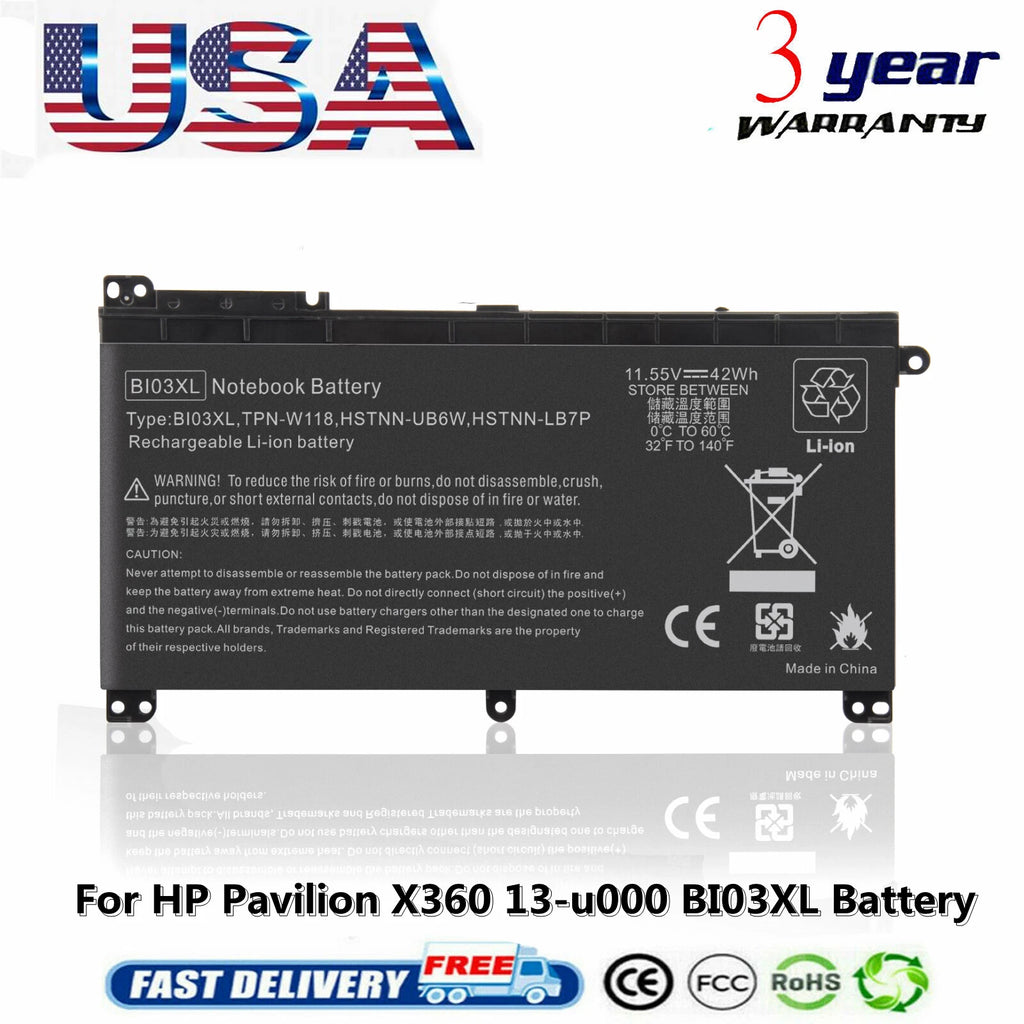 Battery For HP Pavilion X360 M3-U001DX M3-U003DX M3-U103DX M3-U105DX M3-U000 US