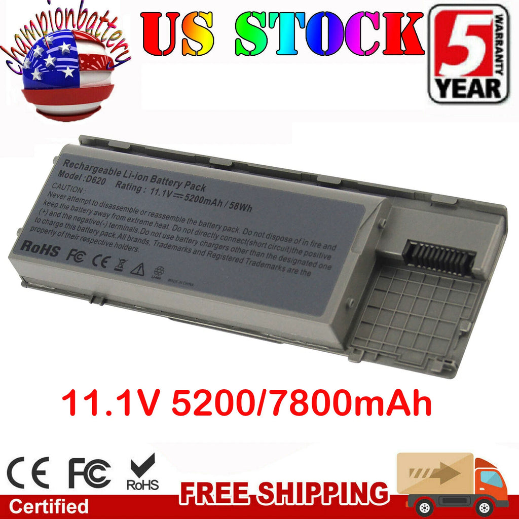 Laptop Battery for Dell Latitude D620 D630 D631 D640 PC764 TC030 M2300 Notebook