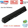 Battery AL12B32 (41CR17/65) For Acer Aspire One 725-0687 AL12B31 AL12X32 AL12A31