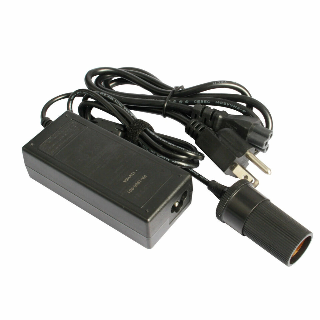 110V AC to DC 12V 5A Car Power Adapter Converter Cigarette Lighter Socket 60W