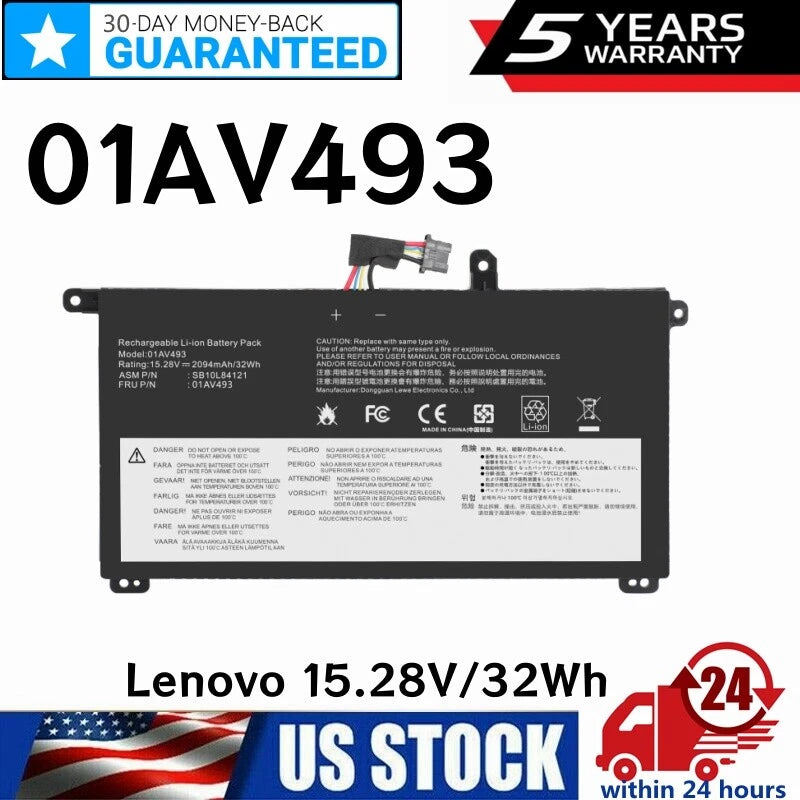 01AV493 00UR891 00UR890 Laptop Battery For Lenovo ThinkPad T570 T580 P51S P52S