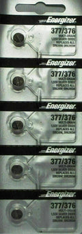 5 x FRESH Energizer 377 376 WATCH BATTERY SR626SW SR626W Silver Oxide Battery