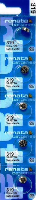 319 RENATA SR527SW (5 Piece) SR527 527 WATCH BATTERIES New Authorized Seller
