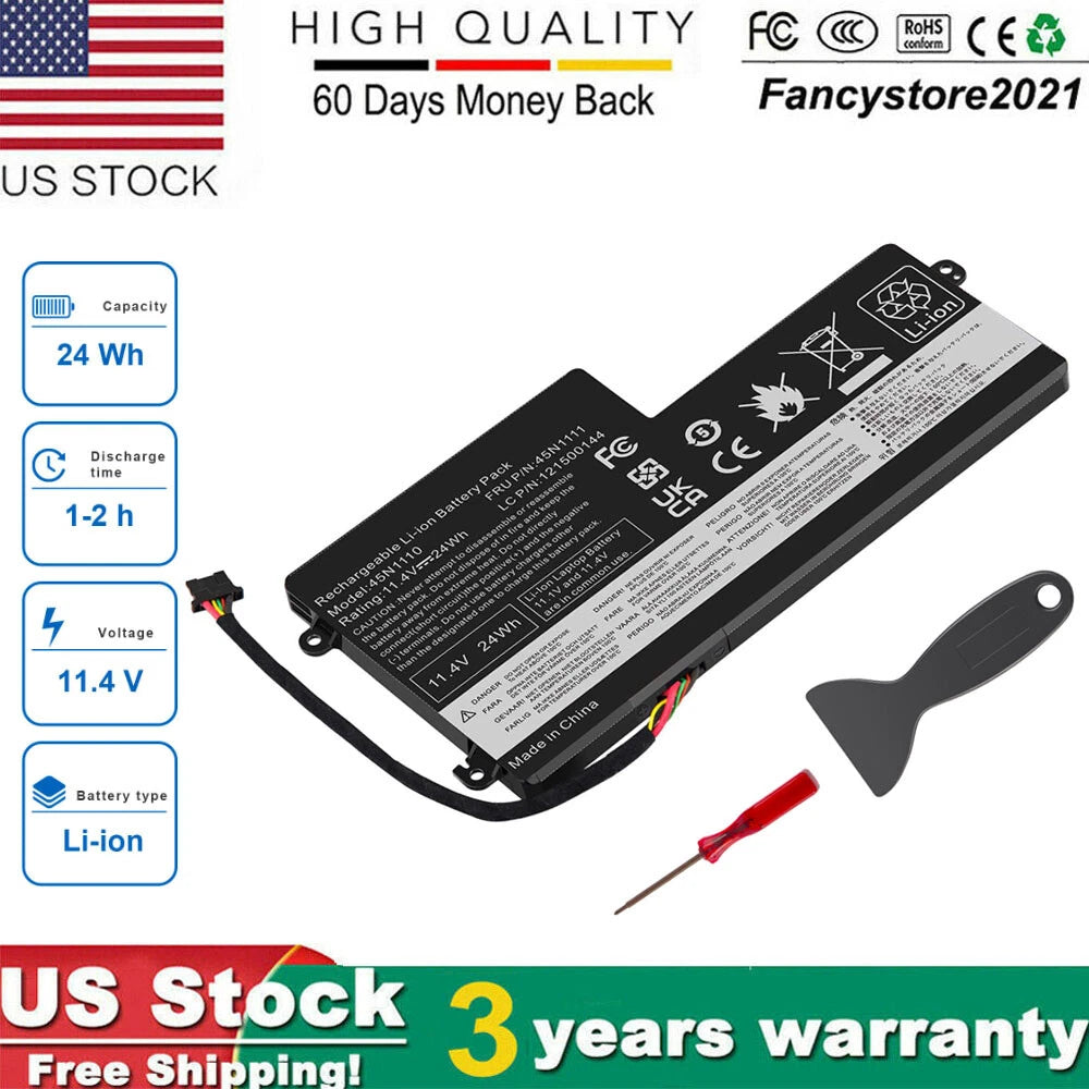 45N1112 45N1113 Laptop Battery for Lenovo ThinkPad X240 X250 X260 X270 S440 S540