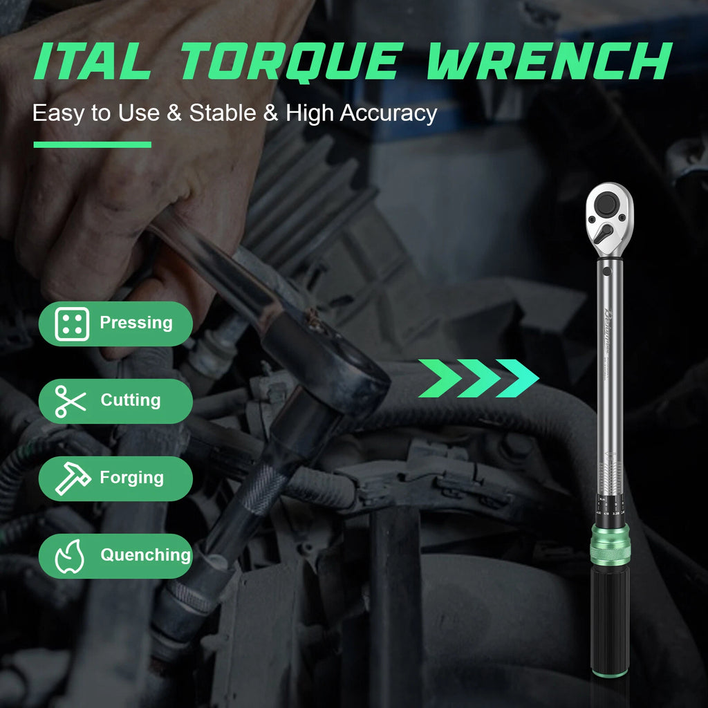 ??NEW Torque Wrench Torque Wrench 1/2" Drive 20-220N.M /14.76-162.36 ft.lb 2026