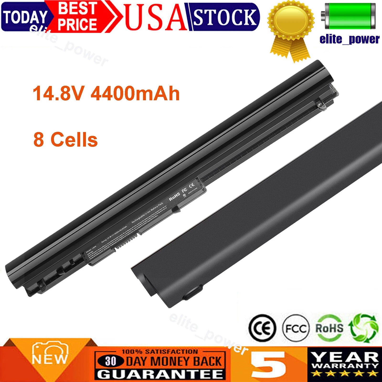 Battery LA04 LA03 For HP Spare 248 340 350 776622-001 728460-001 752237-001 65Wh